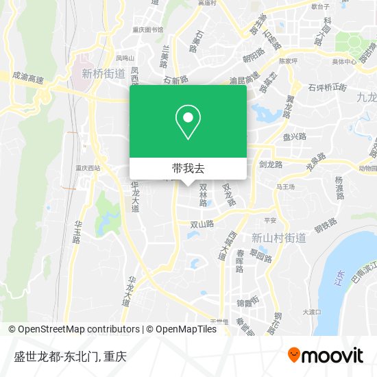 盛世龙都-东北门地图