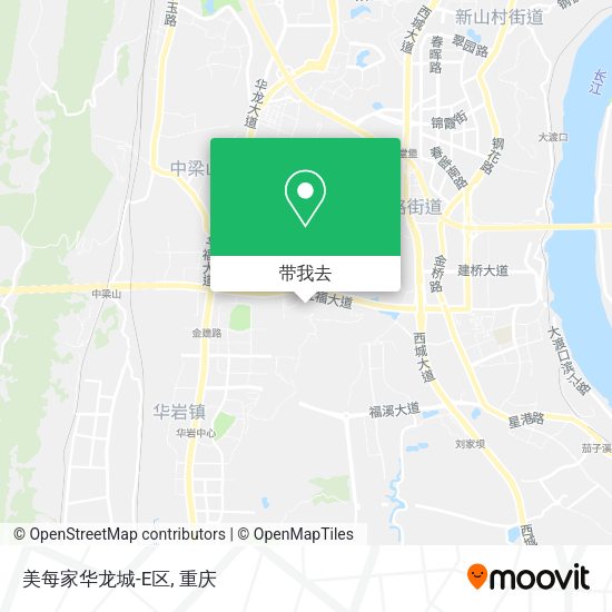 美每家华龙城-E区地图