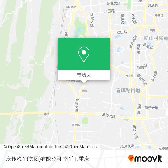 庆铃汽车(集团)有限公司-南1门地图