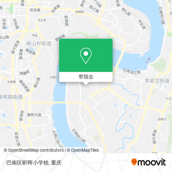 巴南区昕晖小学校地图