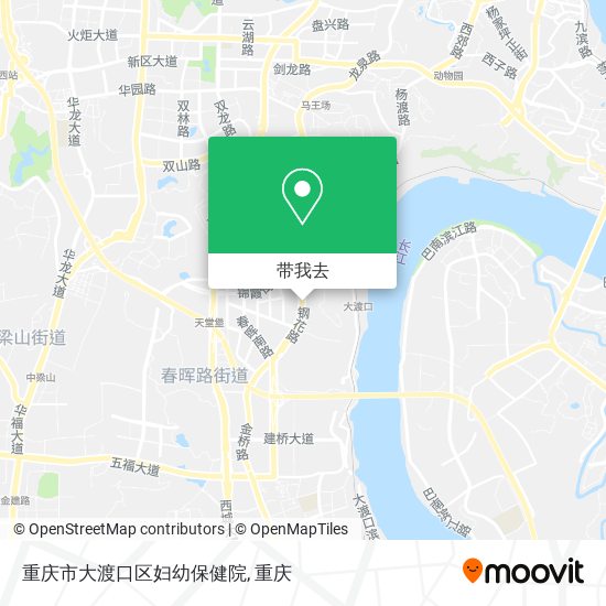重庆市大渡口区妇幼保健院地图