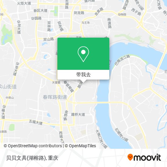 贝贝文具(湖榕路)地图