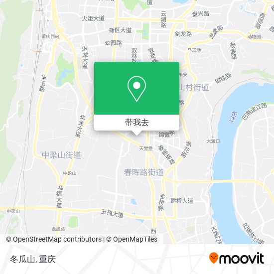 冬瓜山地图