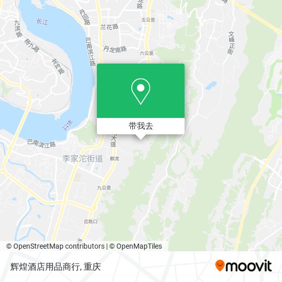 辉煌酒店用品商行地图