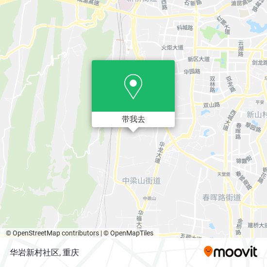 华岩新村社区地图