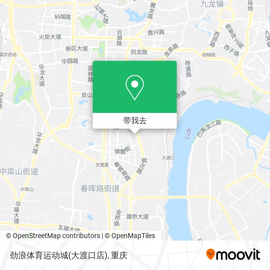 劲浪体育运动城(大渡口店)地图