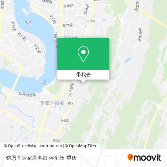 铠恩国际家居名都-停车场地图