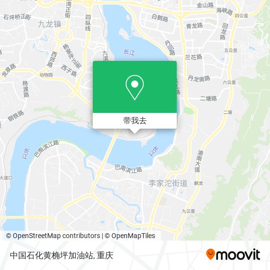 中国石化黄桷坪加油站地图