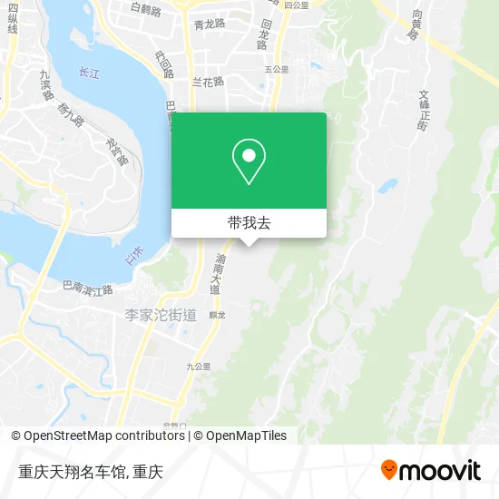 重庆天翔名车馆地图