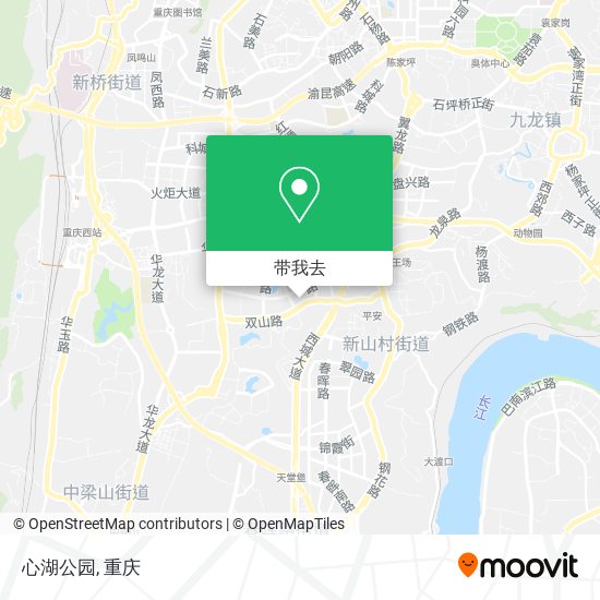 心湖公园地图