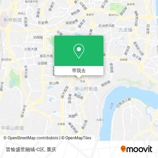 晋愉盛世融城-C区地图