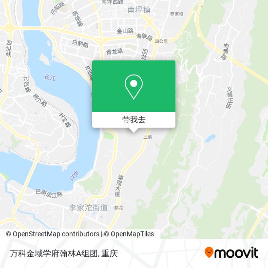 万科金域学府翰林A组团地图