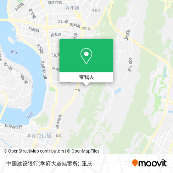 中国建设银行(学府大道储蓄所)地图