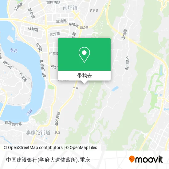 中国建设银行(学府大道储蓄所)地图