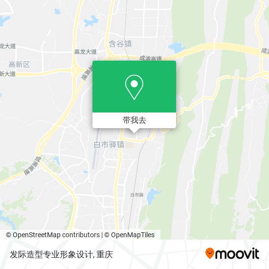 发际造型专业形象设计地图