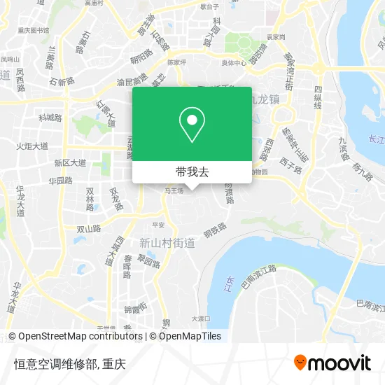 恒意空调维修部地图