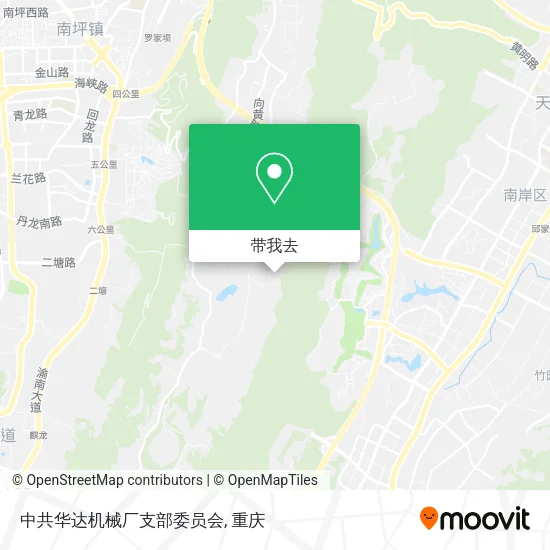 中共华达机械厂支部委员会地图