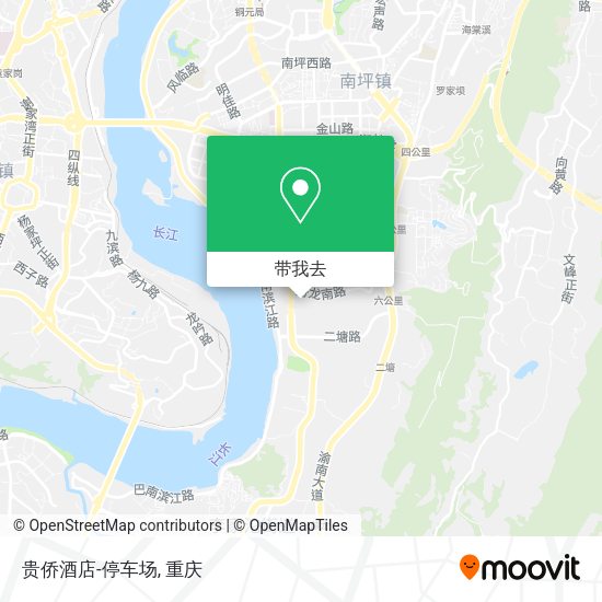 贵侨酒店-停车场地图