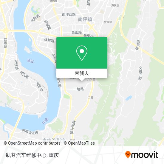 凯尊汽车维修中心地图