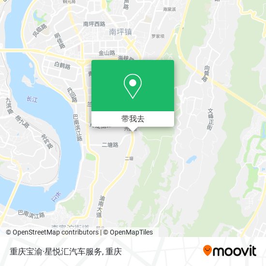重庆宝渝·星悦汇汽车服务地图
