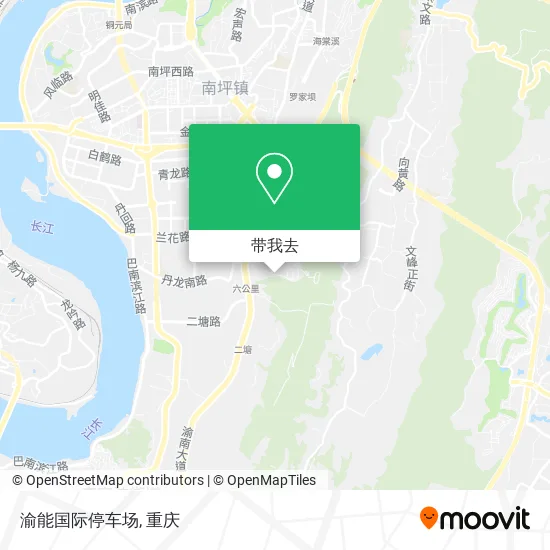 渝能国际停车场地图