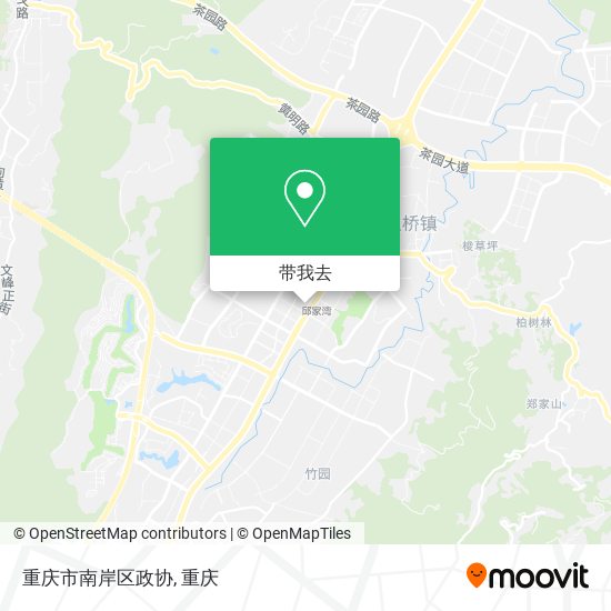 重庆市南岸区政协地图