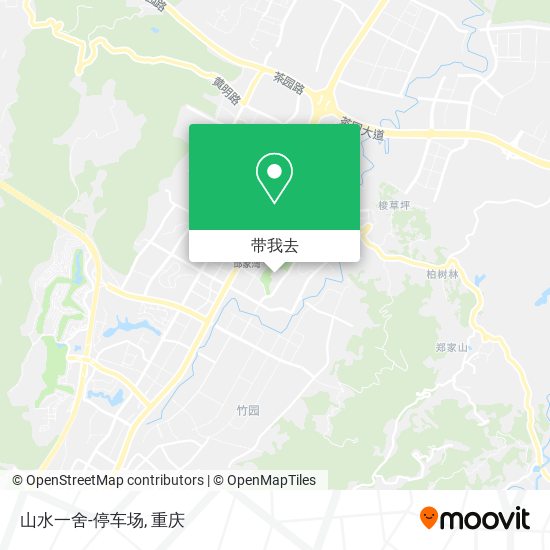 山水一舍-停车场地图