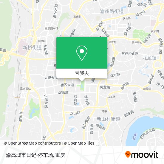渝高城市日记-停车场地图