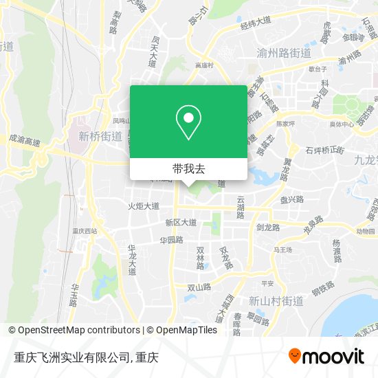 重庆飞洲实业有限公司地图