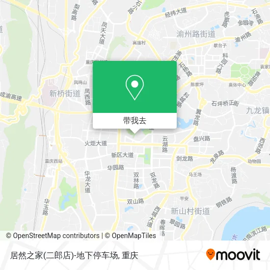 居然之家(二郎店)-地下停车场地图