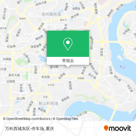 万科西城东区-停车场地图