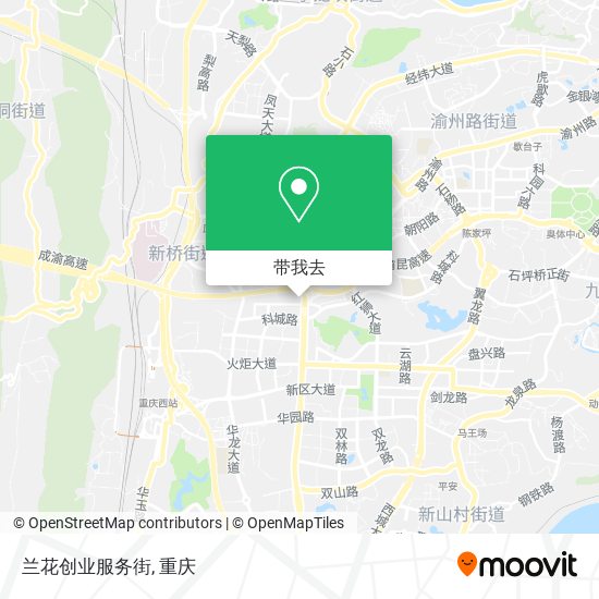 兰花创业服务街地图