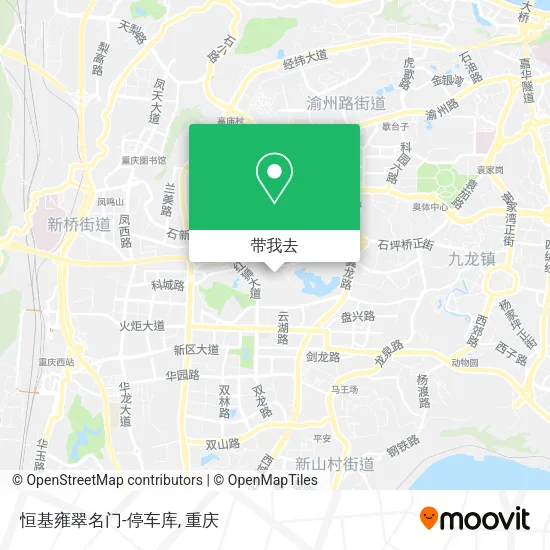 恒基雍翠名门-停车库地图
