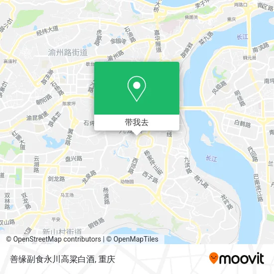 善缘副食永川高粱白酒地图