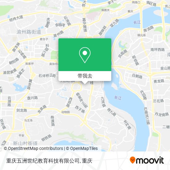 重庆五洲世纪教育科技有限公司地图