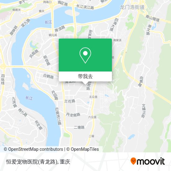恒爱宠物医院(青龙路)地图