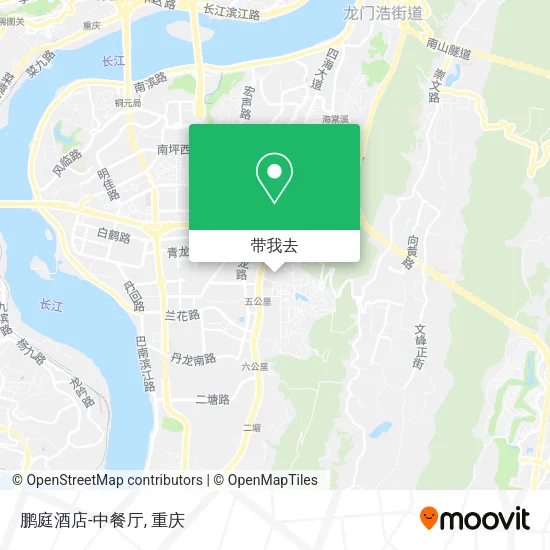 鹏庭酒店-中餐厅地图