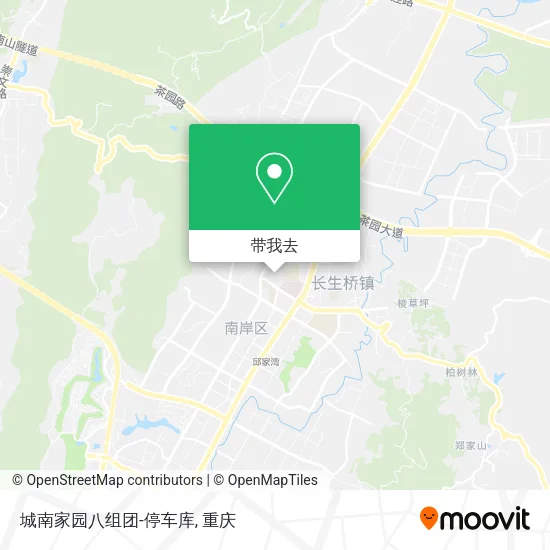 城南家园八组团-停车库地图