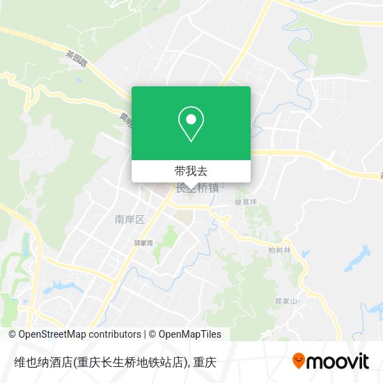 维也纳酒店(重庆长生桥地铁站店)地图
