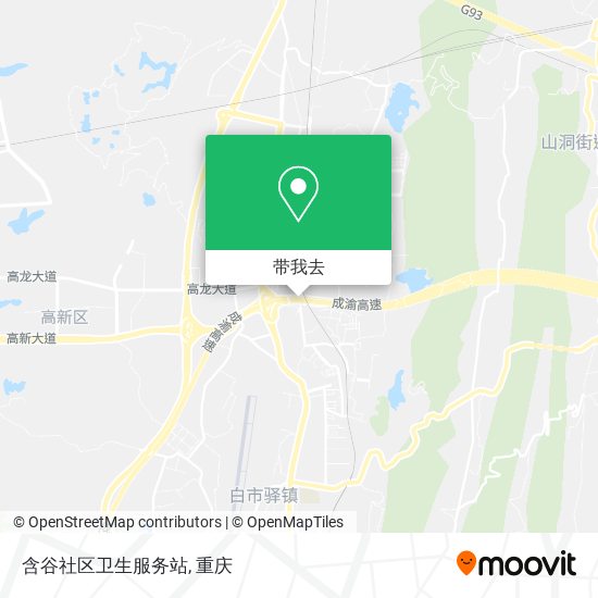 含谷社区卫生服务站地图