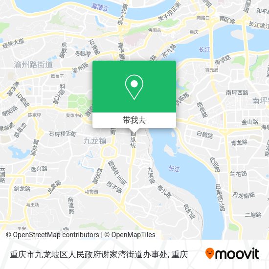 重庆市九龙坡区人民政府谢家湾街道办事处地图