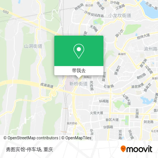 勇图宾馆-停车场地图