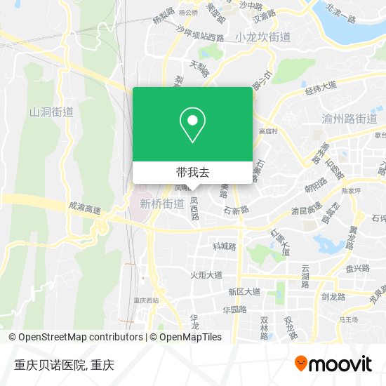 重庆贝诺医院地图