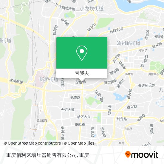 重庆佰利来增压器销售有限公司地图