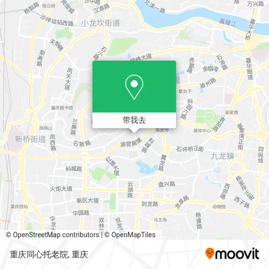 重庆同心托老院地图