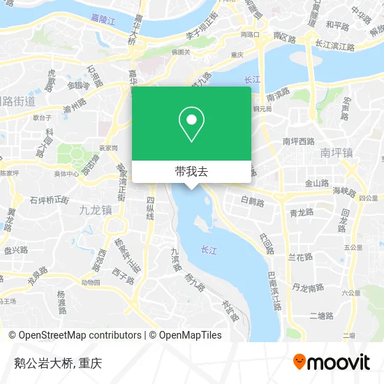 鹅公岩大桥地图