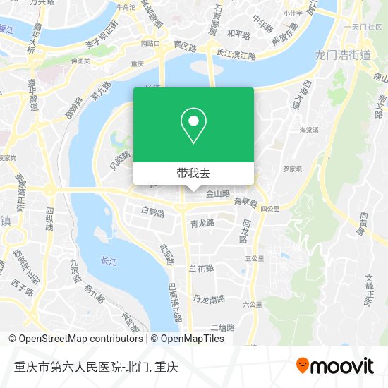 重庆市第六人民医院-北门地图