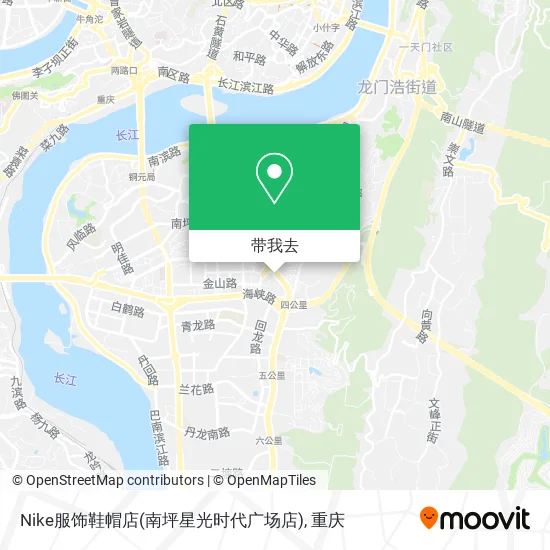 Nike服饰鞋帽店(南坪星光时代广场店)地图