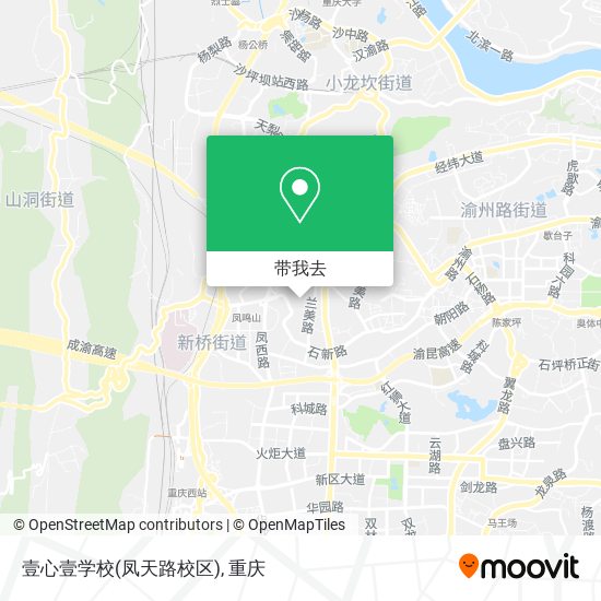 壹心壹学校(凤天路校区)地图