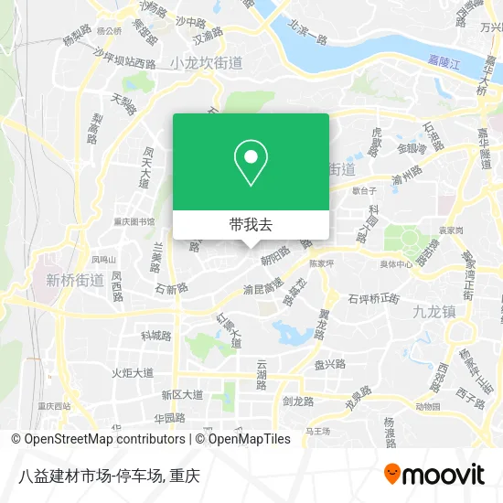 八益建材市场-停车场地图